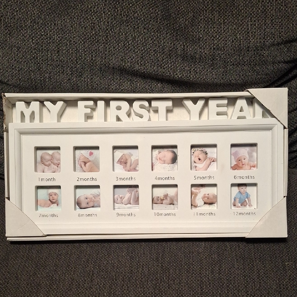 My First Year Picture Frame.